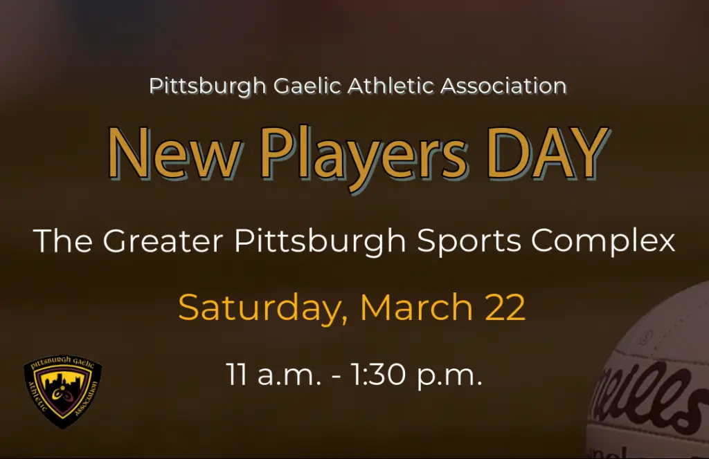 Pittsburgh Gaelic Athletic Association (PGAA) New Players Day